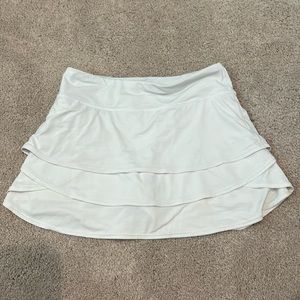 White athleta workout skirt.